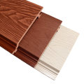 3D Deep Wood Grain Embossing WPC Board Exterior Outside Siding Waterproof Mildew Proof Composit Wall Panel Decoration Cladding